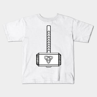 The hammer of the god of thunder. Kids T-Shirt